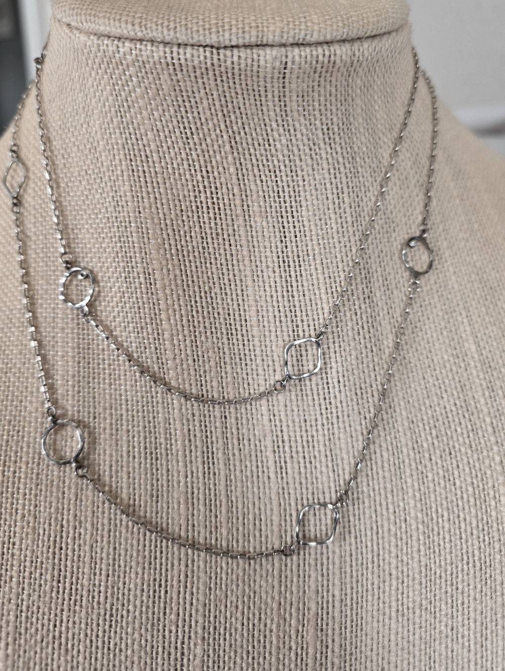 Silpada 925 Sterling Silver CZ Cubic Zirconia Ring Around Rosy Necklace N2334 - Picture 2 of 7